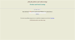 Desktop Screenshot of checkstock.folia-fabrics.com
